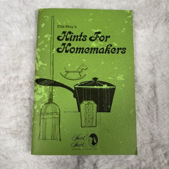 housecleaning made easy heart to heart Hints For Homemakers Book Lot Vintage - Picture 5 of 10